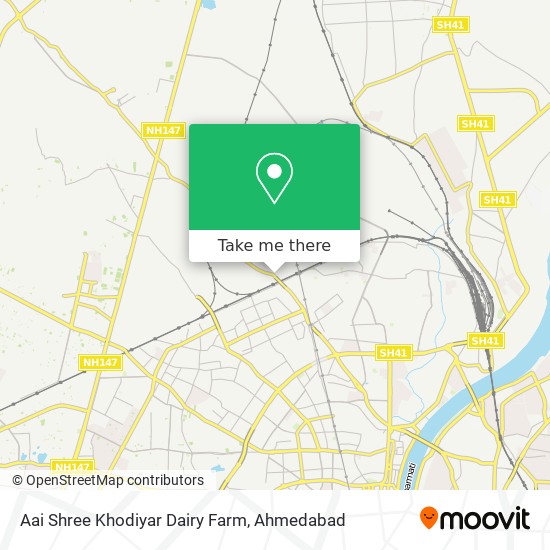 Aai Shree Khodiyar Dairy Farm map