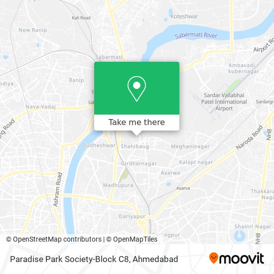 Paradise Park Society-Block C8 map