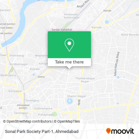 Sonal Park Society Part-1 map