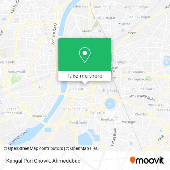 Kangal Puri Chowk map