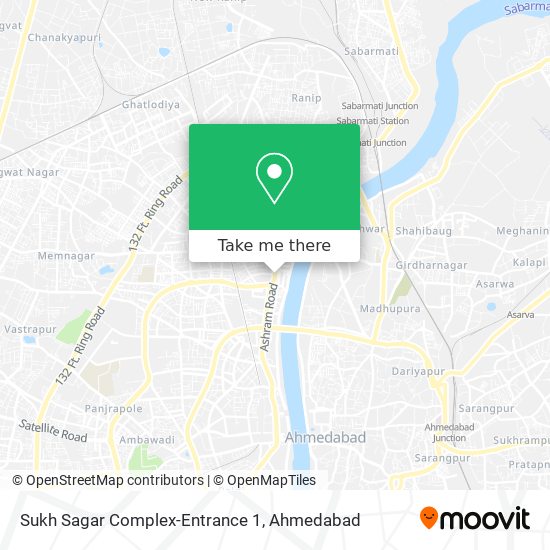 Sukh Sagar Complex-Entrance 1 map