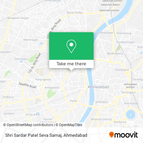 Shri Sardar Patel Seva Samaj map