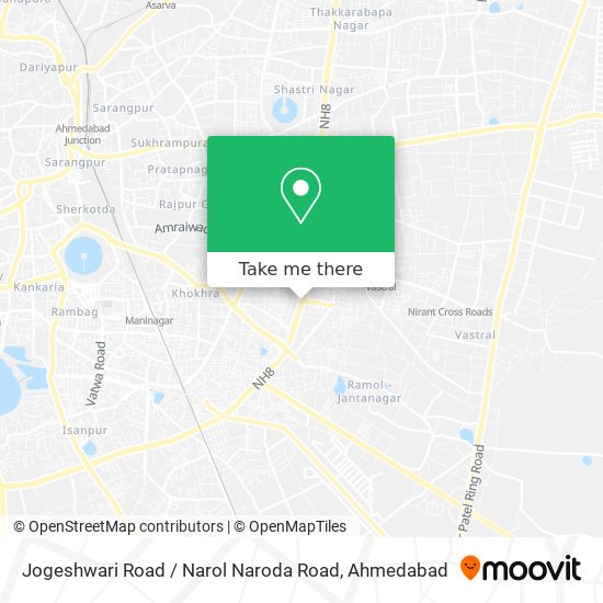 Jogeshwari Road / Narol Naroda Road map