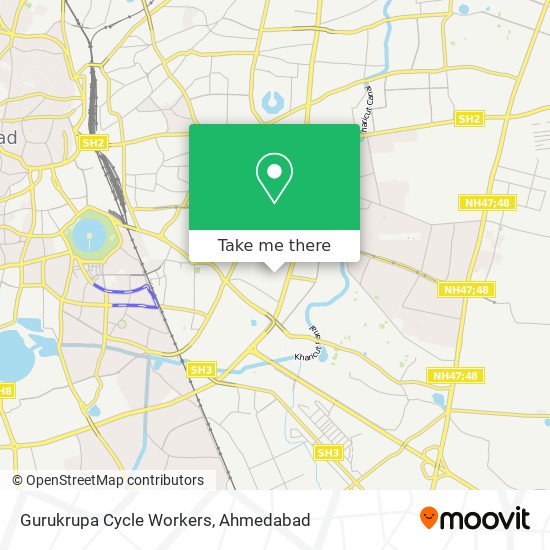 Gurukrupa Cycle Workers map