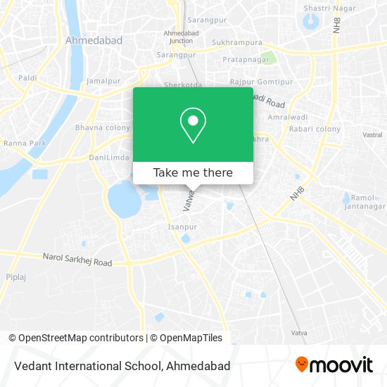 Vedant International School map