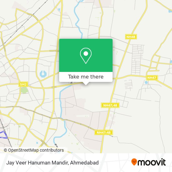 Jay Veer Hanuman Mandir map