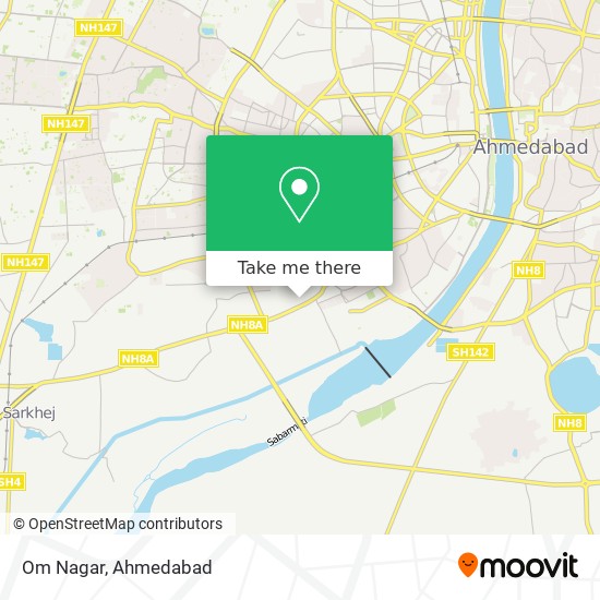 Om Nagar map
