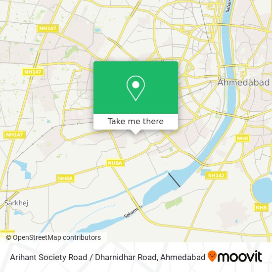 Arihant Society Road / Dharnidhar Road map