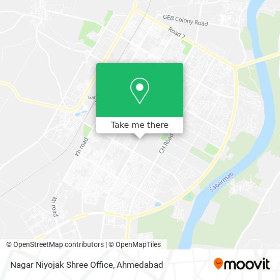 Nagar Niyojak Shree Office map