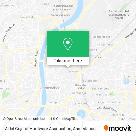 Akhil Gujarat Hardware Association map
