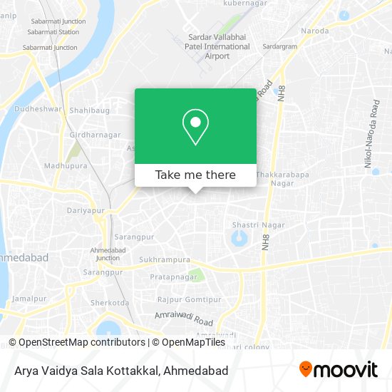 Arya Vaidya Sala Kottakkal map