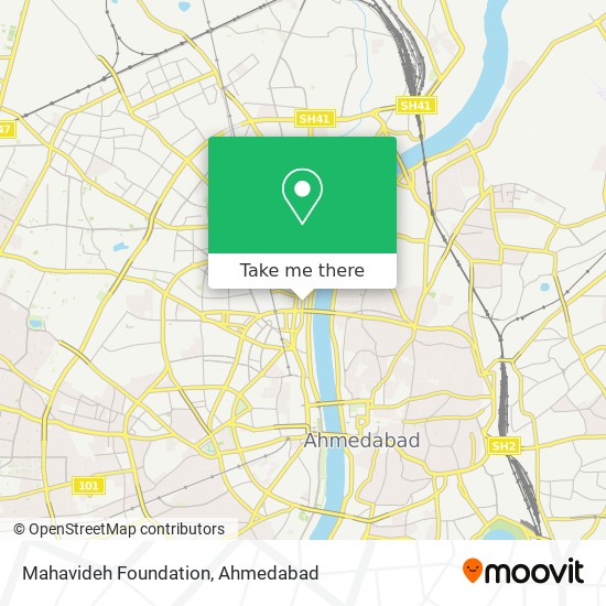 Mahavideh Foundation map