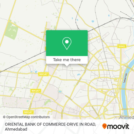 ORIENTAL BANK OF COMMERCE-DRIVE IN ROAD map