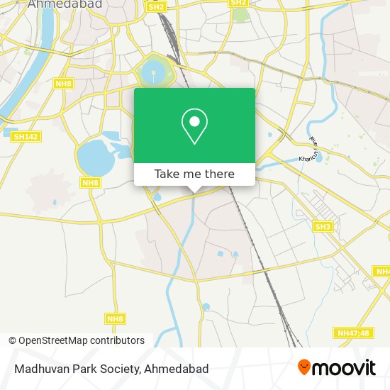 Madhuvan Park Society map