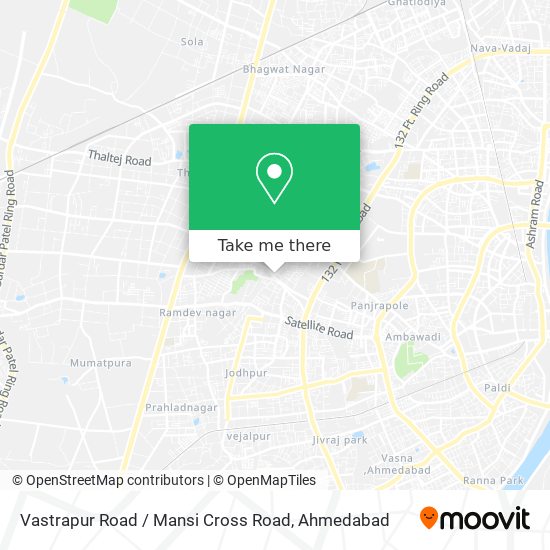 Vastrapur Road / Mansi Cross Road map