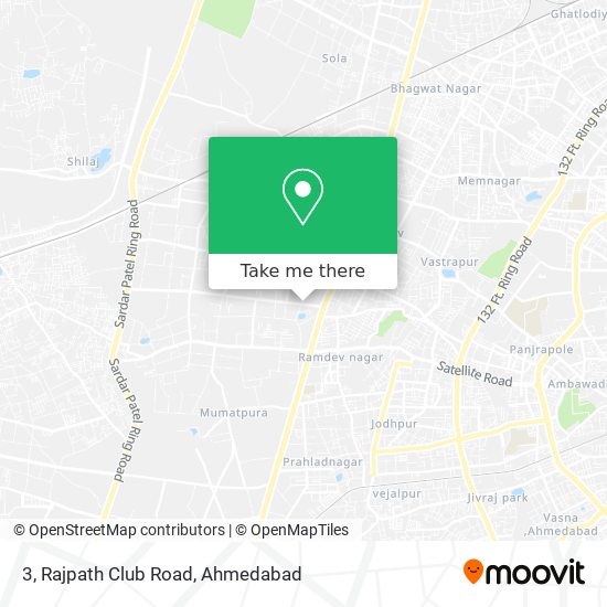 3, Rajpath Club Road map