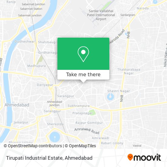 Tirupati Industrial Estate map