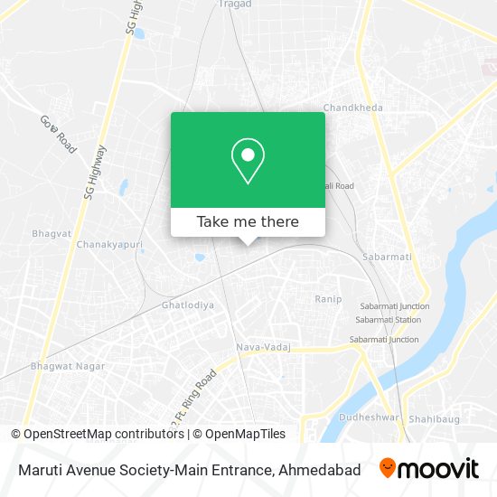 Maruti Avenue Society-Main Entrance map