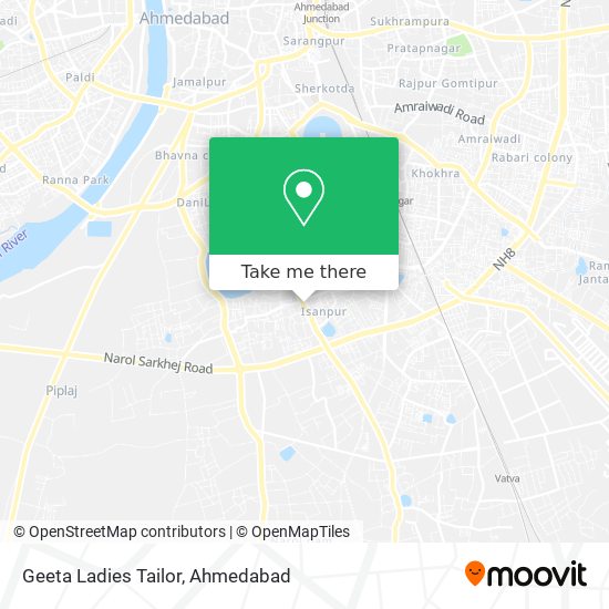 Geeta Ladies Tailor map
