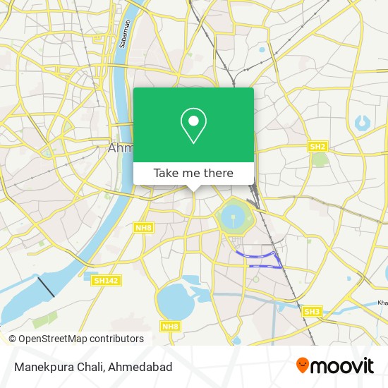 Manekpura Chali map