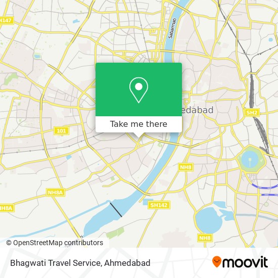 Bhagwati Travel Service map