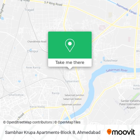 Sambhav Krupa Apartments-Block B map