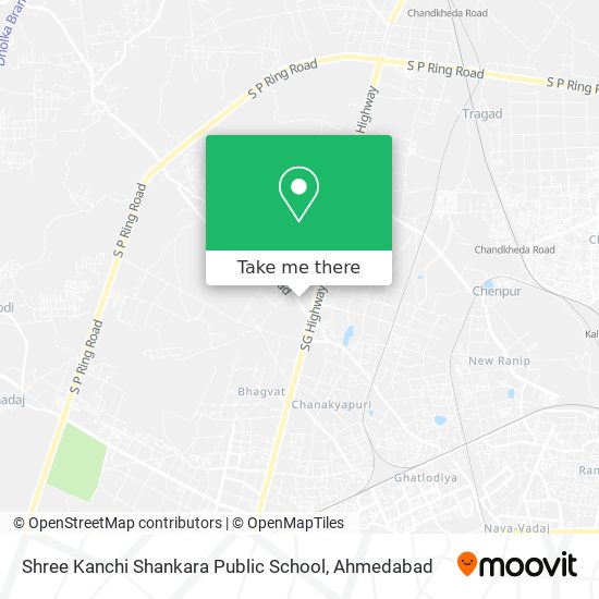 Shree Kanchi Shankara Public School map