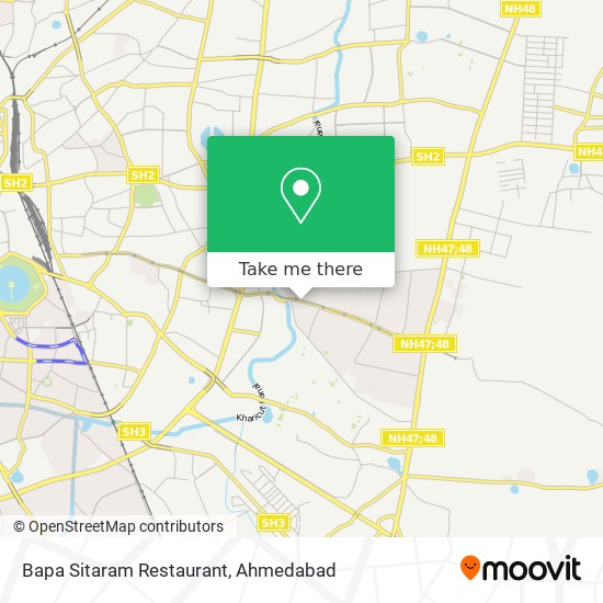 Bapa Sitaram Restaurant map