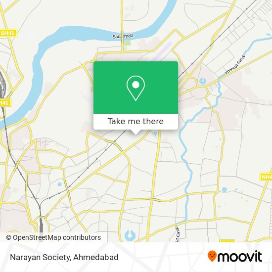 Narayan Society map