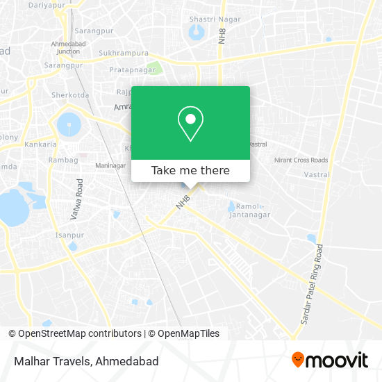 Malhar Travels map