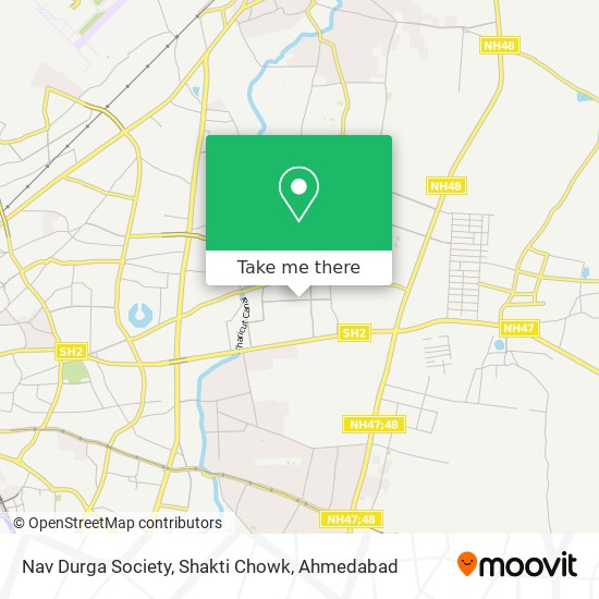 Nav Durga Society, Shakti Chowk map