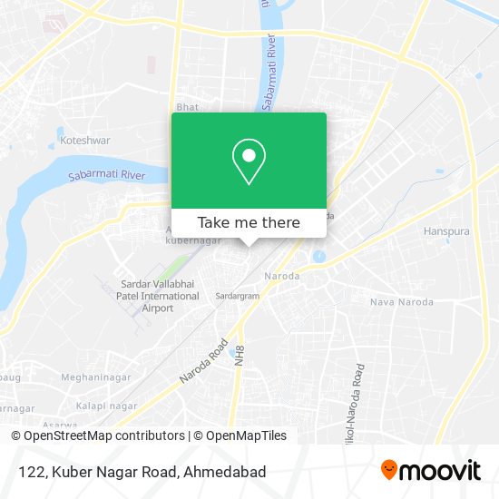 122, Kuber Nagar Road map