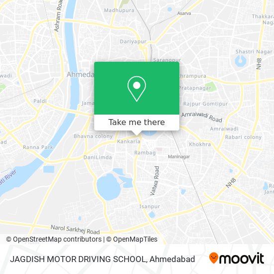 JAGDISH MOTOR DRIVING SCHOOL map