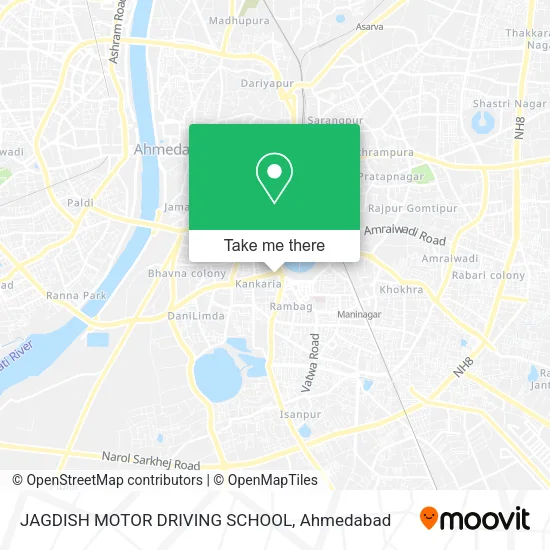 JAGDISH MOTOR DRIVING SCHOOL map