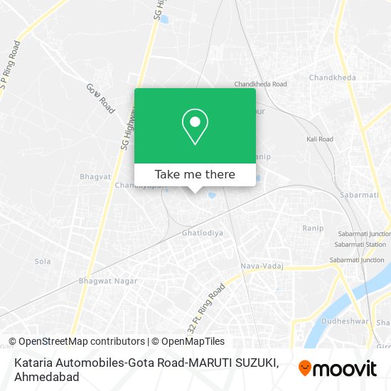 Kataria Automobiles-Gota Road-MARUTI SUZUKI map