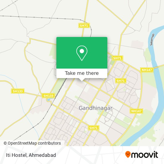 Iti Hostel map