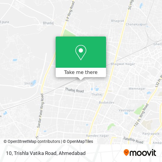 10, Trishla Vatika Road map