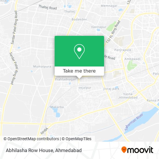 Abhilasha Row House map