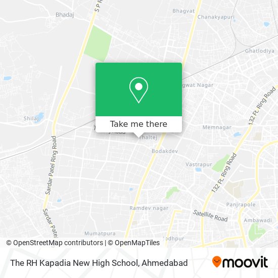 The RH Kapadia New High School map