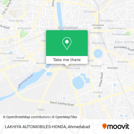 LAKHIYA AUTOMOBILES-HONDA map
