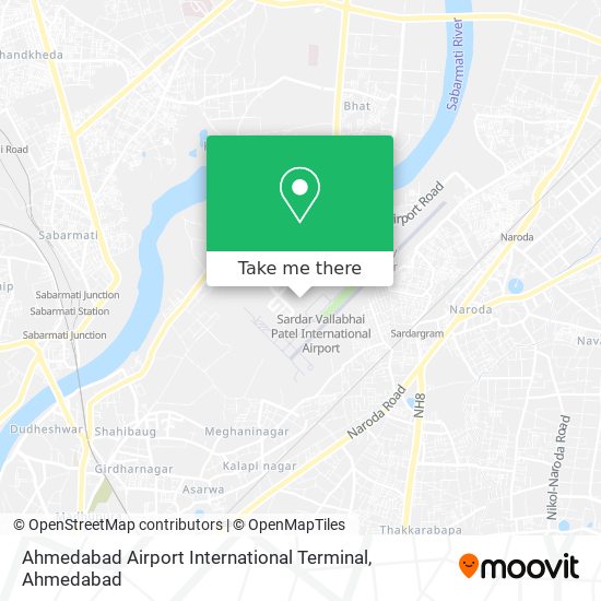 Ahmedabad Airport International Terminal map