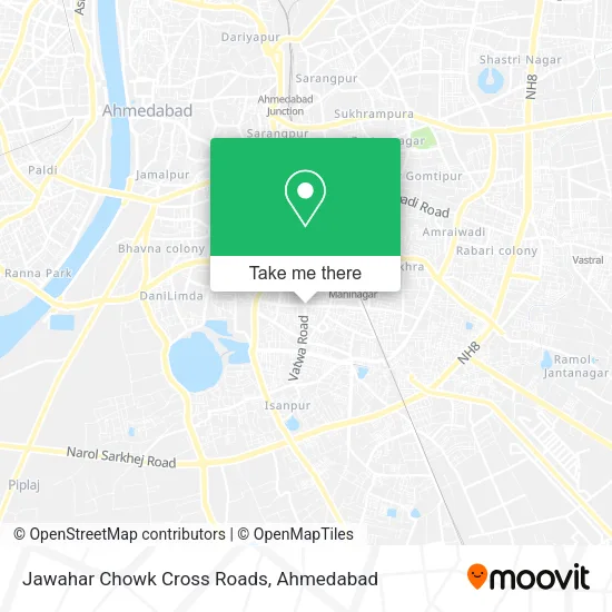 Jawahar Chowk Cross Roads map