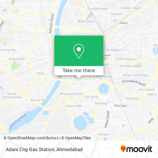 Adani Cng Gas Station map