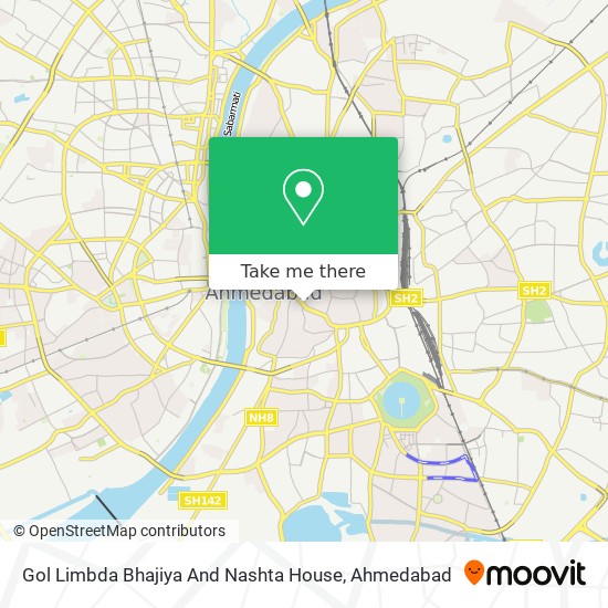 Gol Limbda Bhajiya And Nashta House map