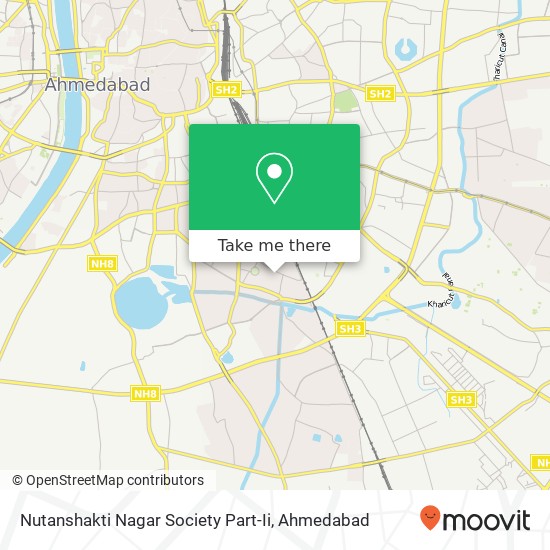 Nutanshakti Nagar Society Part-Ii map