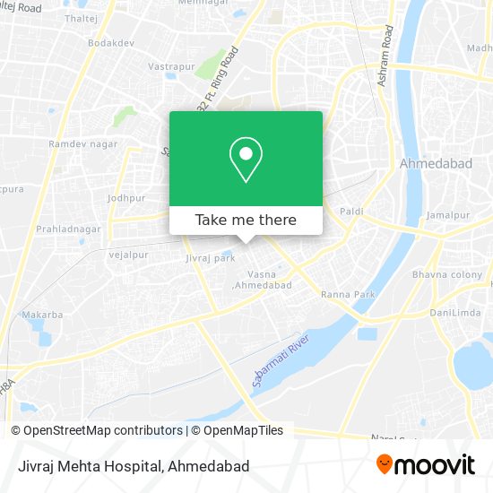 Jivraj Mehta Hospital map