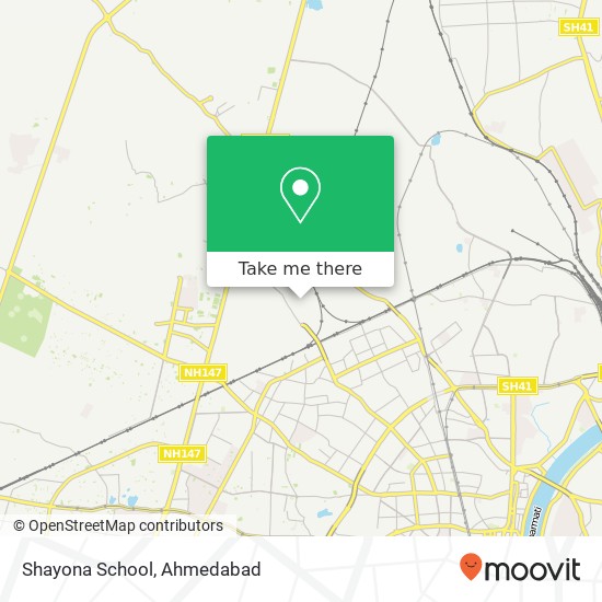 Shayona School map