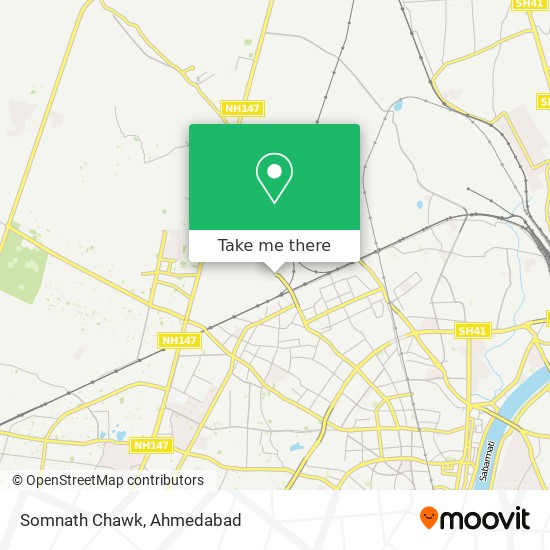 Somnath Chawk map