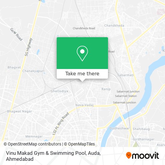 Vinu Makad Gym & Swimming Pool, Auda map