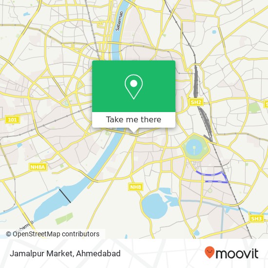 Jamalpur Market map